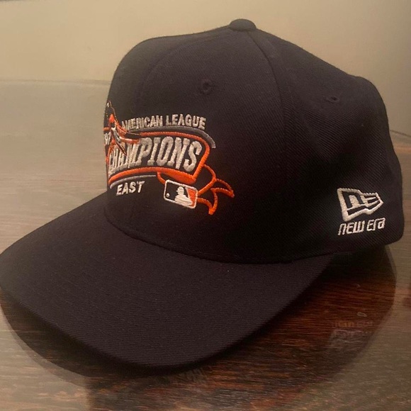 VTG Baltimore Orioles 1997 Champions NEW ERA Adjustable Snapback Hat Cap NWOT - Picture 2 of 4